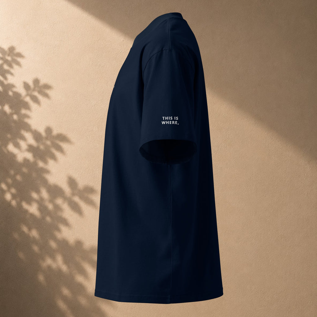 HERE. — Oversized Tee | wild.quiet.