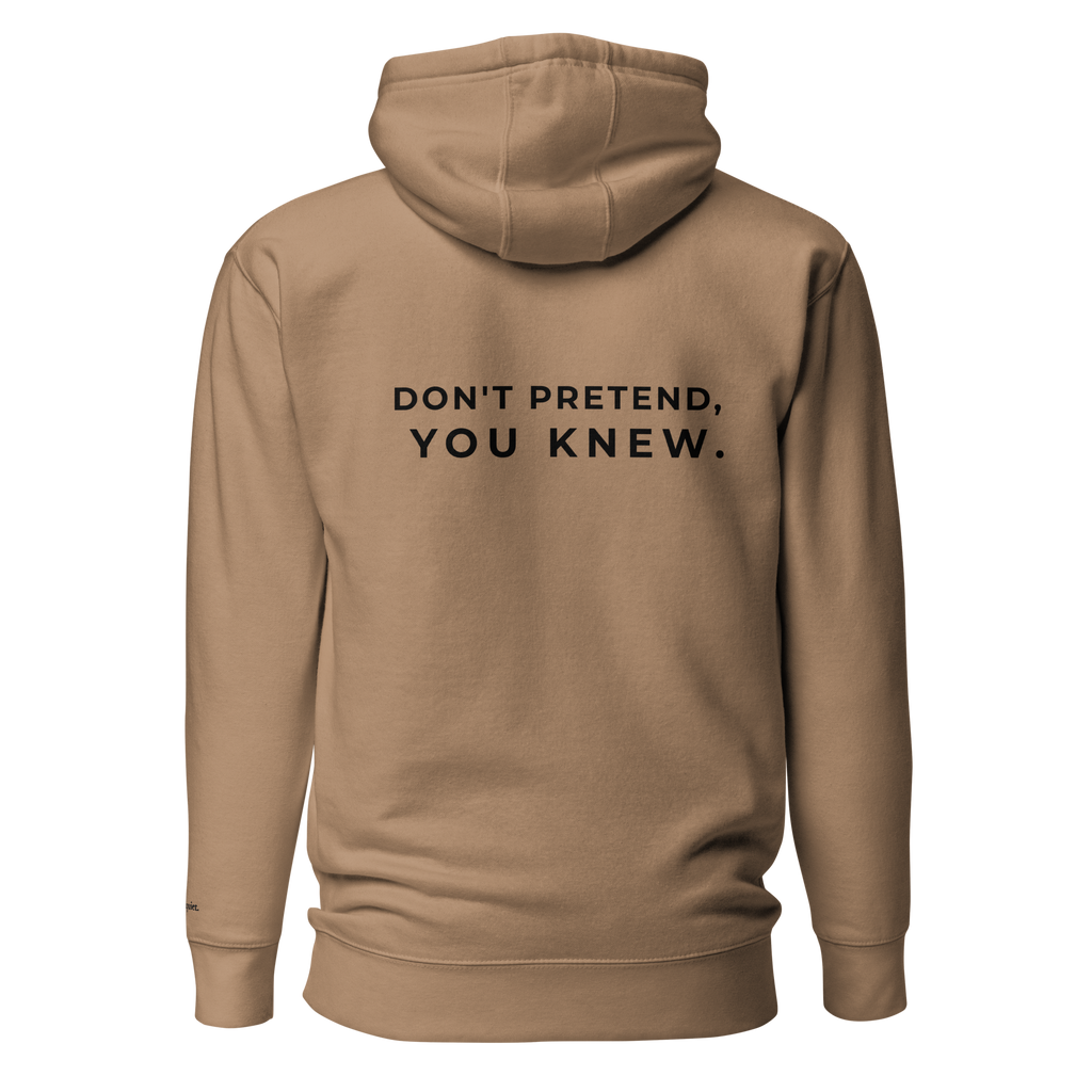 KNOW. — Hoodie | wild.quiet.